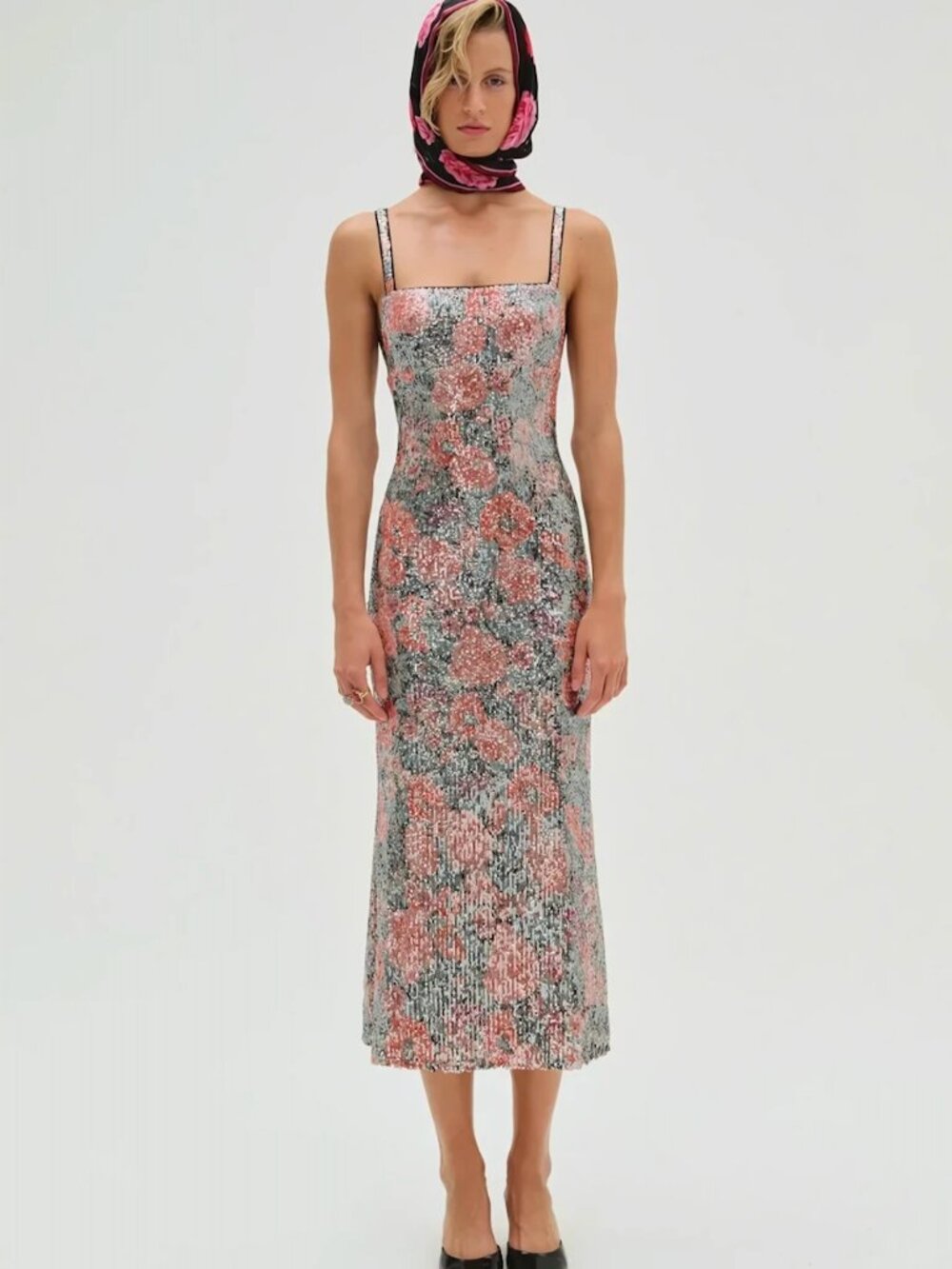 For Love & Lemons Ladonna Midi Dress - Multi